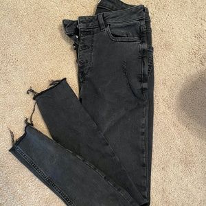 Primark Black/ Dark Grey Skinny Jeans